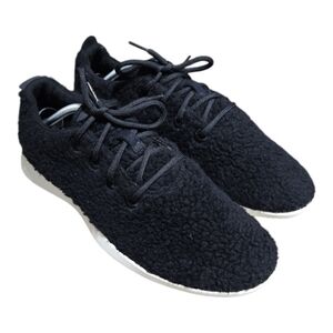 Allbirds Mens Shoes Wool Runner Fluff Sneakers Sz 11 Black Low Top Lace Casual